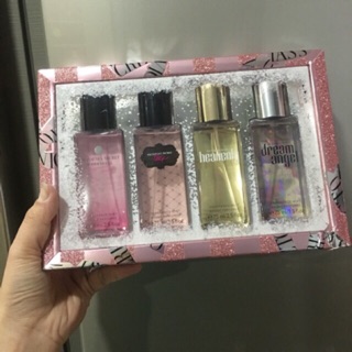Set quà tặng Victoria's Secret Set 4 chai Mist 75ml