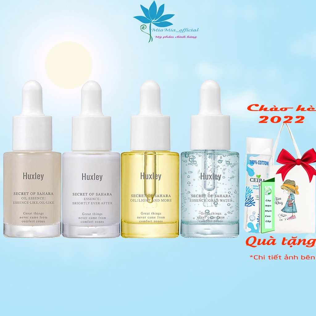 Serum Huxley Mini Tinh Chất Dưỡng Da Huxley Secret Of Sahara Oil Light And More Huxley Secret Of Sahara Essence Oil 5ml