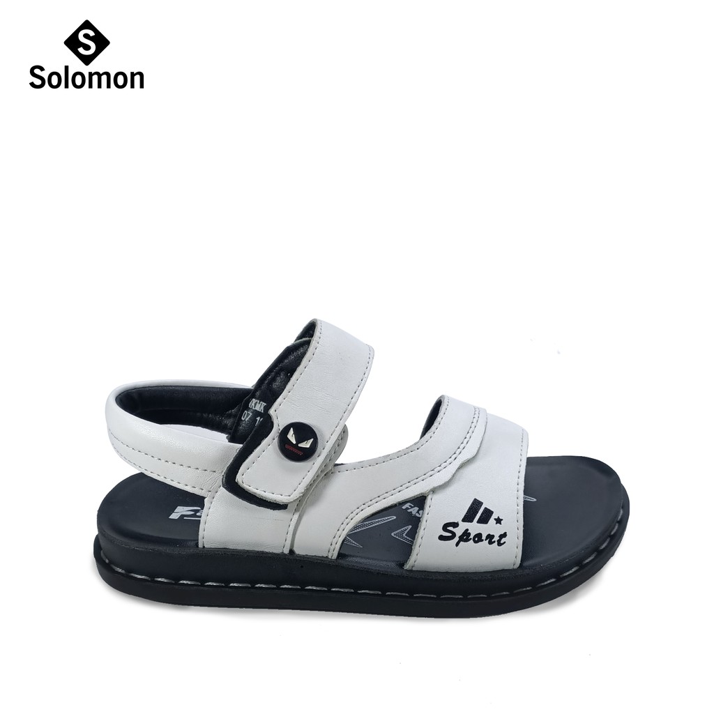 SANDAL DA BÉ TRAI ✳️FREESHIP✳️QUAI HẬU DA MỀM CHỐNG TRƠN HÀNG QUẢNG CHÂU CAO CẤP SOLOMON