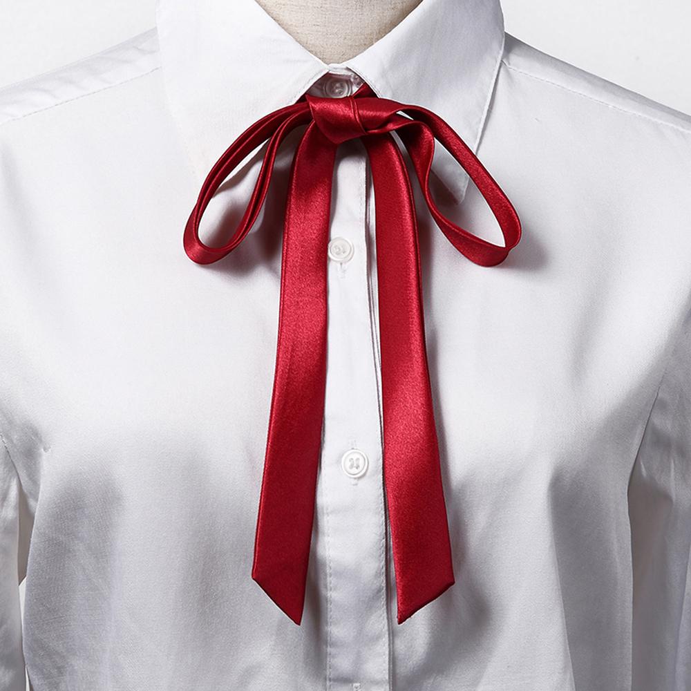 LILYES Nơ Đồng Phục Học Sinh Bằng Vải Satin