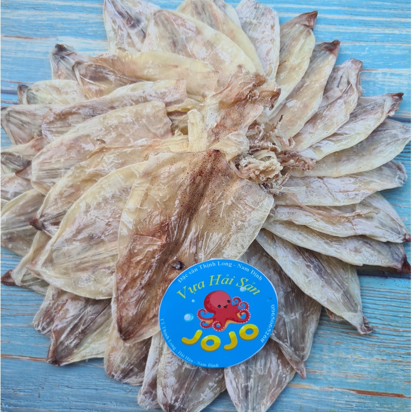 Combo 8 Con Khô Mực Mini Size Nhỡ Ngon Ngọt - Đặc Sản Thịnh Long JoJo Seafood
