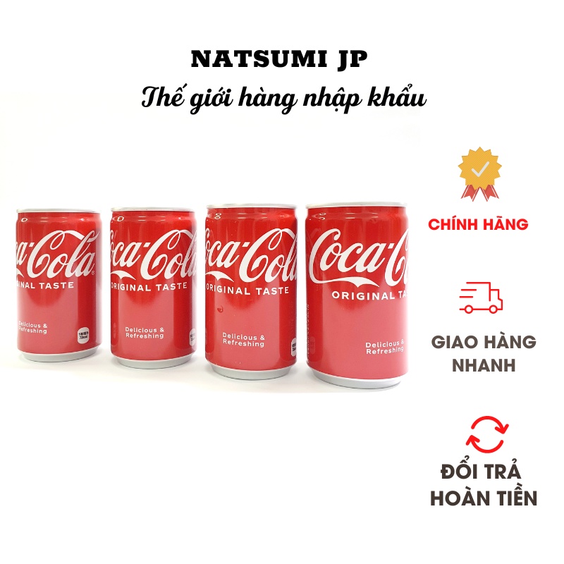 Thùng 30 lon Coca-cola mini nội địa Nhật Bản ( Date T4/24)