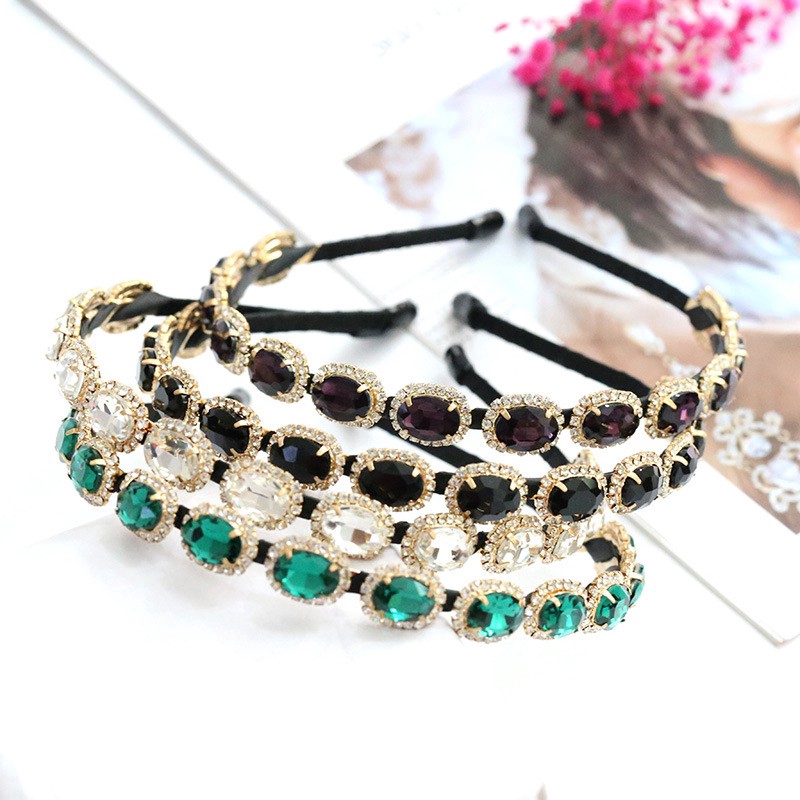 Haimeikang Thời trang Hàn Quốc Rhinestone Ngọc trai cài tóc nữ