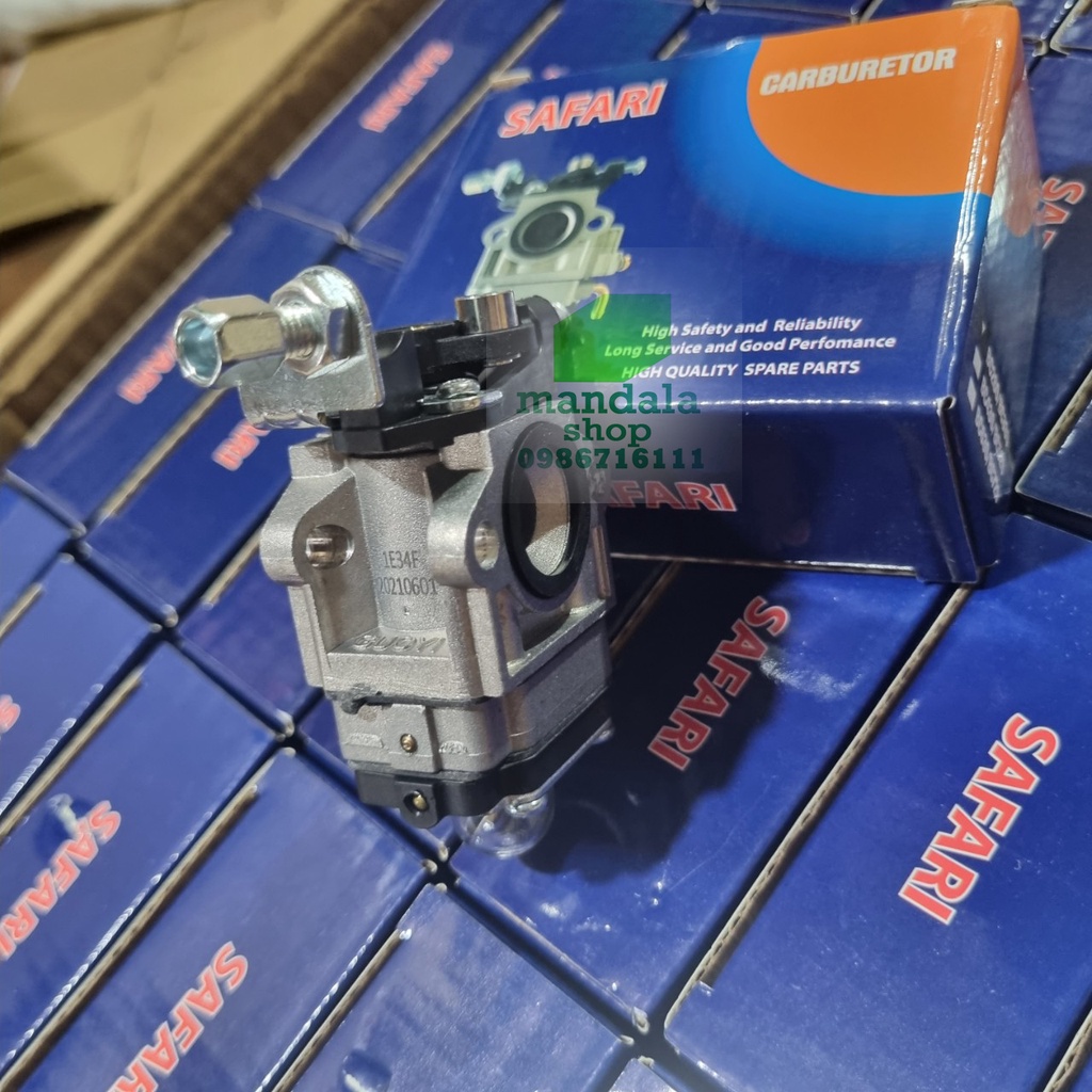 Chế hòa khí Sarafi máy cắt cỏ 260 - bình xăng con máy cắt cỏ 2 thì 260, 330...