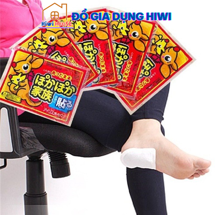 Miếng Dán Giữ Nhiệt Cơ Thể/Bàn Chân - Dán Nóng Sưởi Ấm Ngày Đèn Đỏ, Đau Bụng Kinh