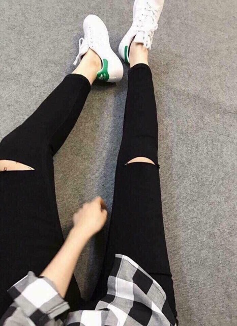 Quần jean ôm rách gối hàng đẹp loại 1