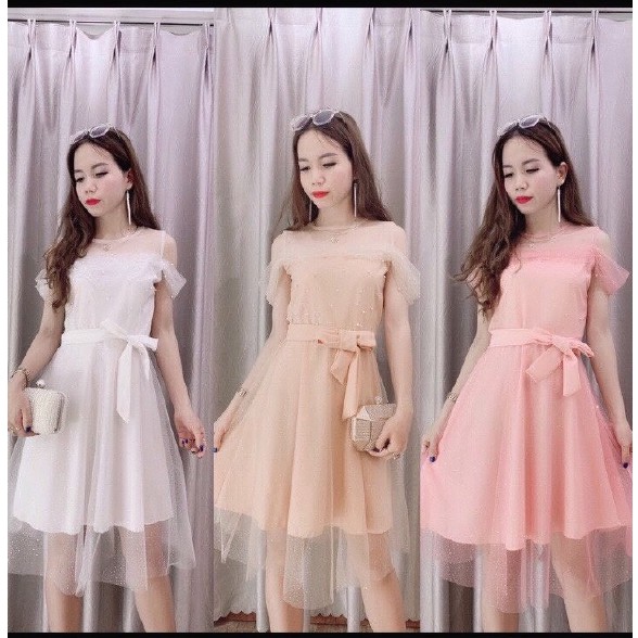 váy ngọc dáng xoè xinh xắn