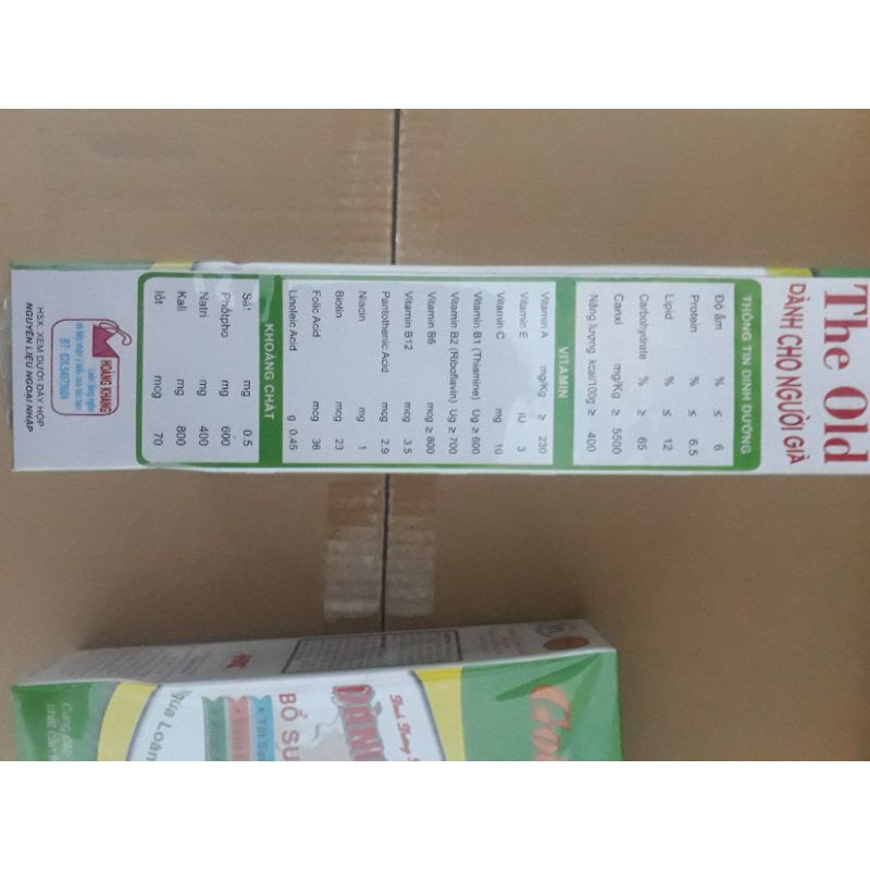 Sữa bột dinh dưỡng Goldfood dinh dưỡng dành cho người già hộp giấy 400g