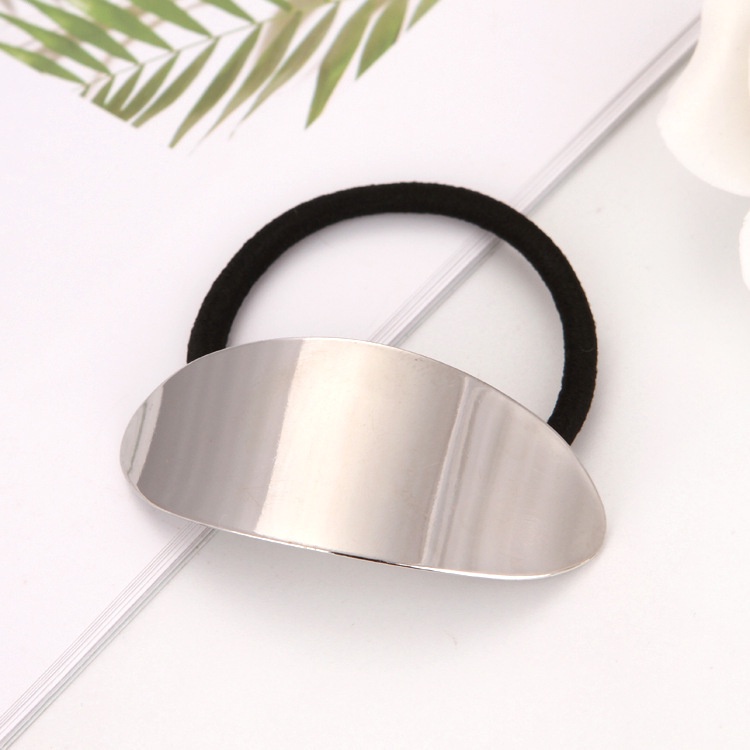 Dây Cột Tóc Dây Buộc Tóc Kim Loại  Chiếc Lá Thời Trang Hàn Quốc Sang Chảnh Cho Nữ