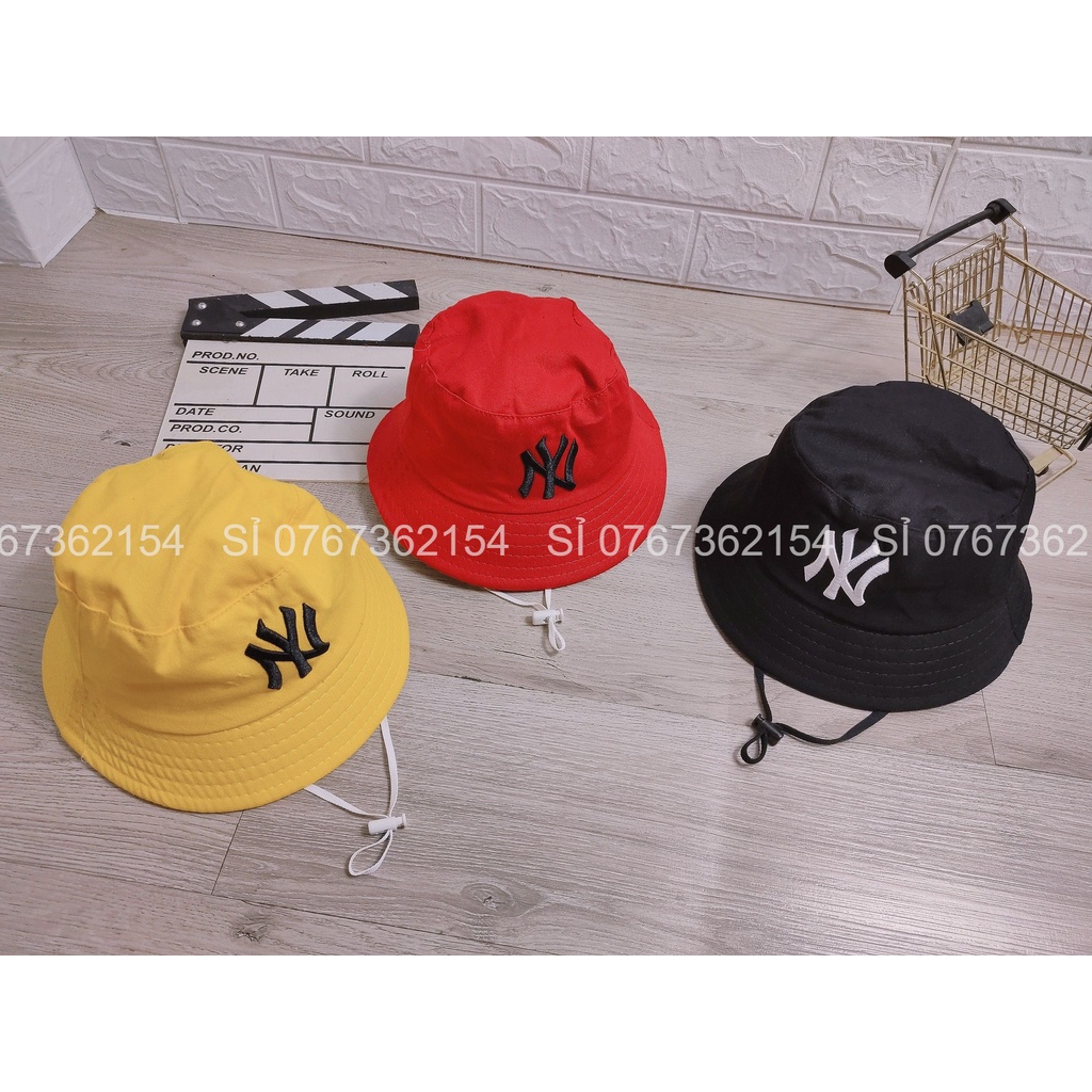 Mũ Tai Bèo Trẻ Em Từ 2-6 Tuổi 1 Lớp Thêu Chữ N, Yy Vành Tròn Unisex, Nón Bucket Nhiều Màu Chất Vải Thoáng Mát