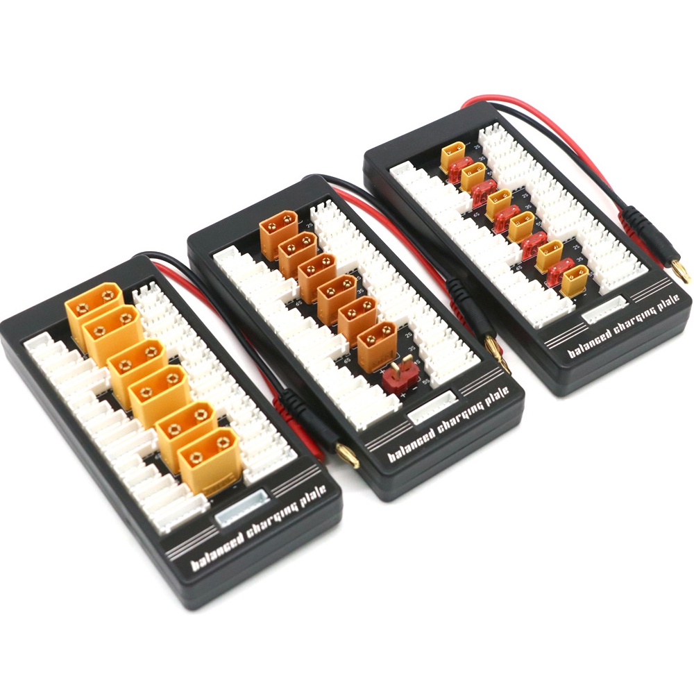Bảng Mạch Sạc Pin Song Song 6 Trong 1 XT60 / 4.0MM / T / Banane Chất Lượng Cao Cho Imax B6 B6AC B8 2S-6S
