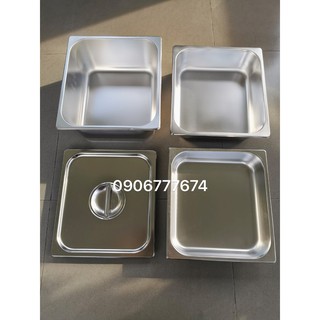 Khay Inox GN 2/3 Đựng Thực Phẩm