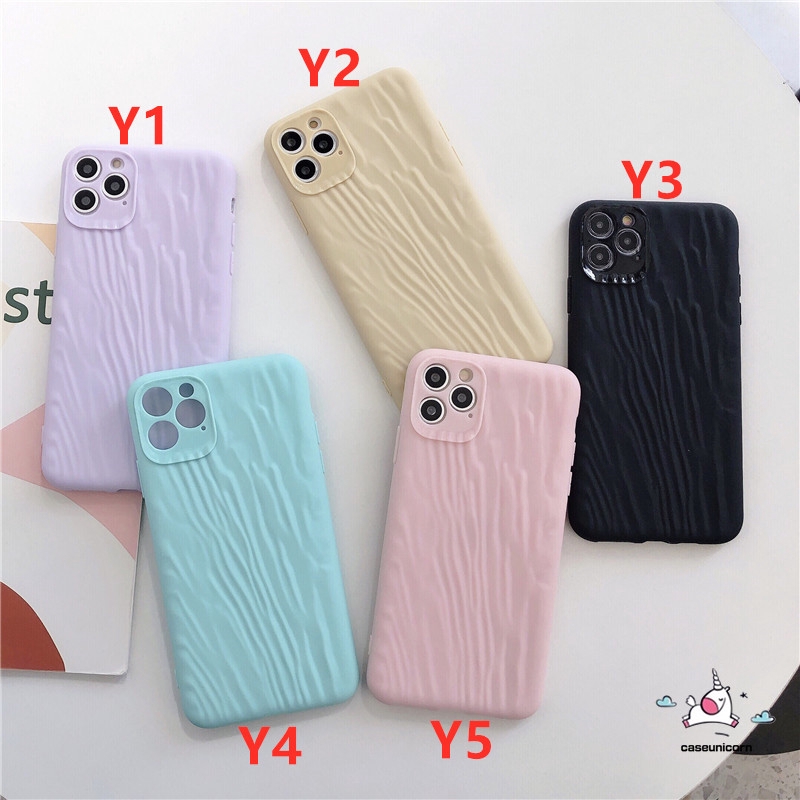 Ốp điện thoại mềm màu kẹo trơn kiểu sọc cho iPhone 11 Pro Max 6s 6 7 8 Plus X XR XS MAX | BigBuy360 - bigbuy360.vn