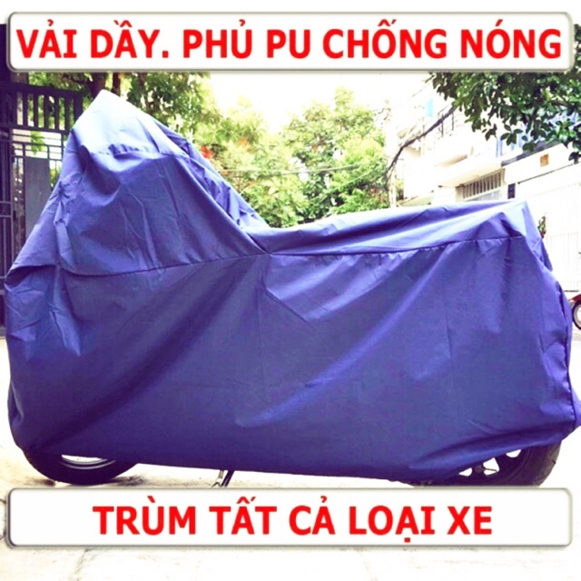 Bạt Trùm Xe Máy Chật Liệu Vải Dù Chống Thấm Chống Nắng