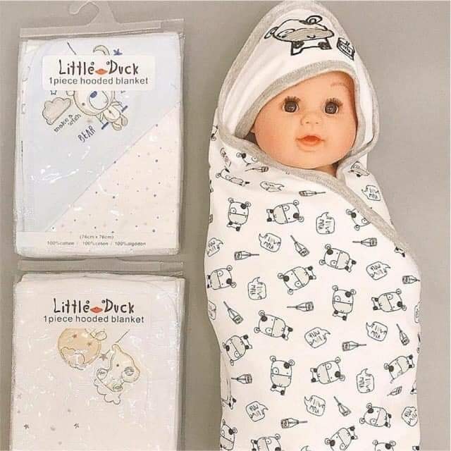 Ủ choàng cotton Litlle Duck