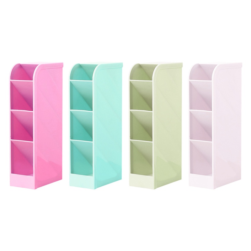 Giá Đỡ Bút Chì Màu Thiết Kế Chia 4 Ngăn Tiện Lợi