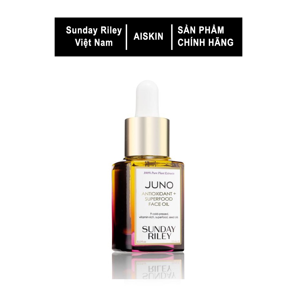 [Chính Hãng] Dầu dưỡng da Sunday Riley JUNO Antioxidant + Superfood Face Oil