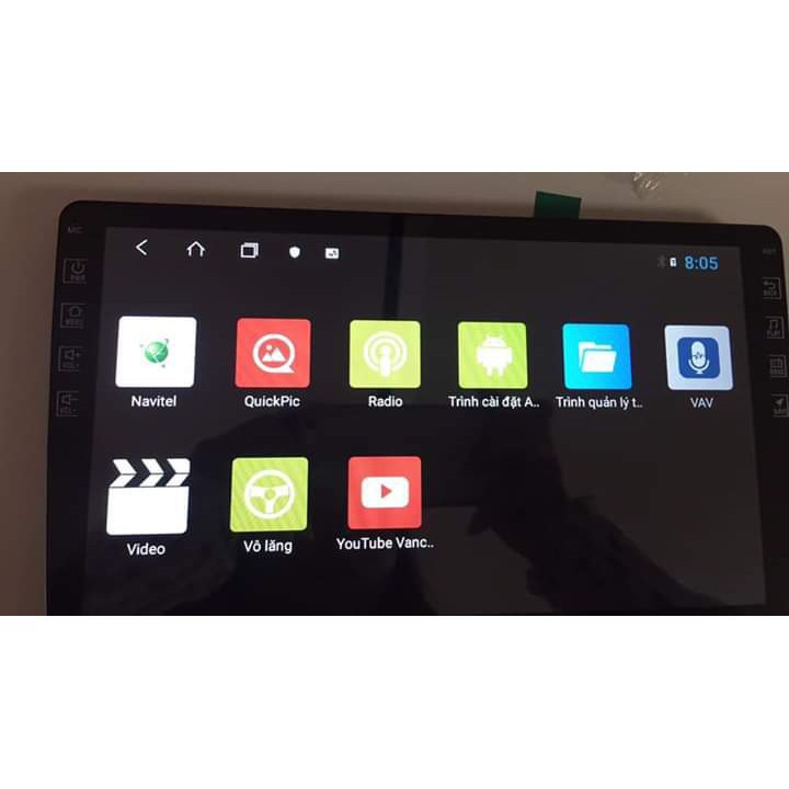Màn hình Android  xe VIOS 19 AT Worca 4G/wifi   - IPS - DPS - Ram 2GB - Rom32 GB cài sẵn Navitel - Có ra lệnh giọng nói