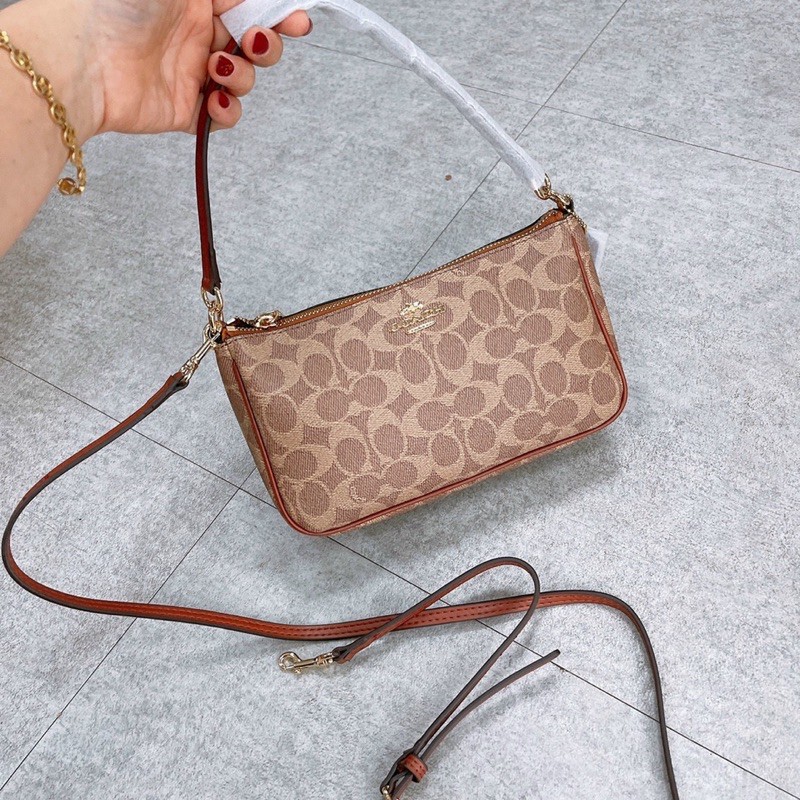 ‼️Rẻ nhất Shopee‼️Túi Coach thuyền top handle pouch
