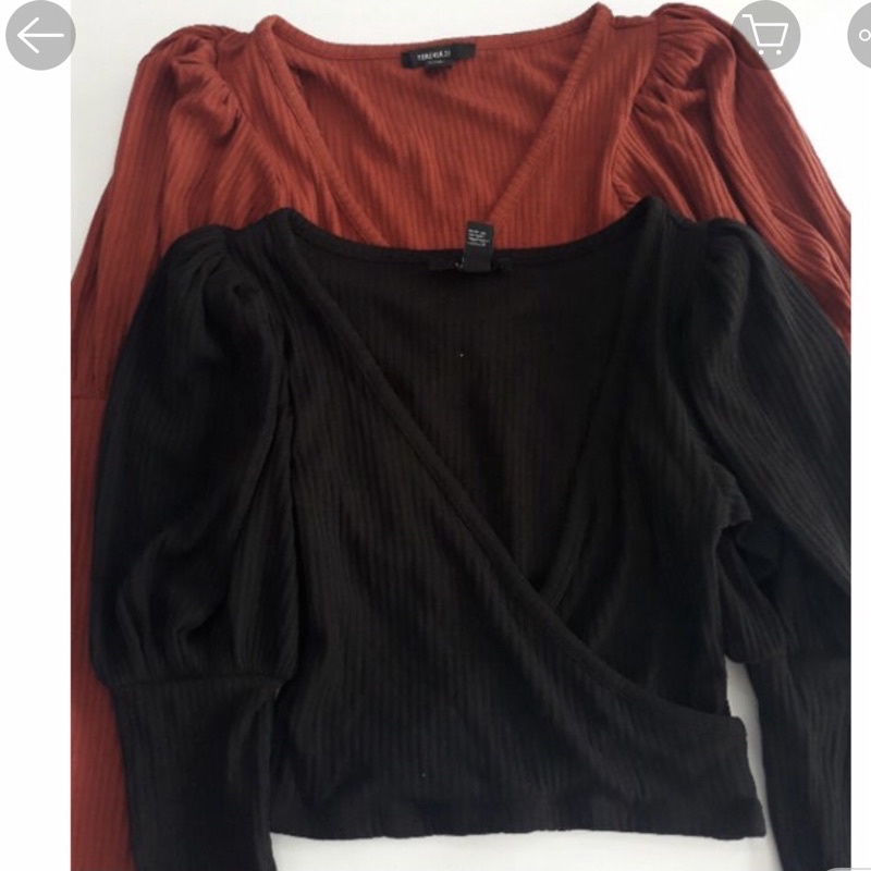 Combo Croptop len tay phồng A605