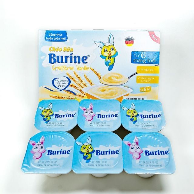 Cháo sữa burine đủ vị