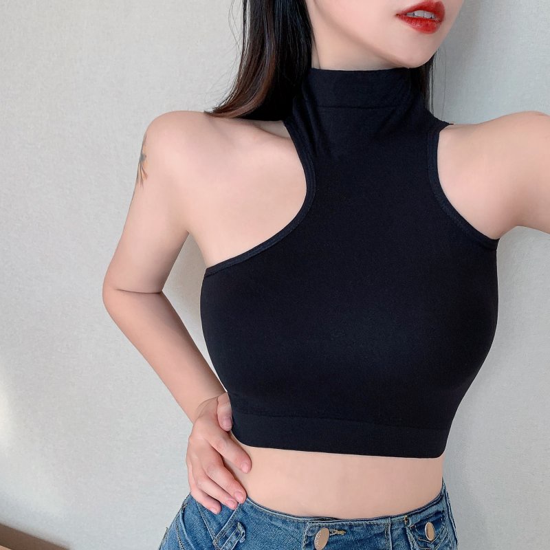 DUNEA Áo Hai Dây Cổ Yếm Thiết Kế Độc Đáo Thời Trang Quyến Rũ Cho Nữ