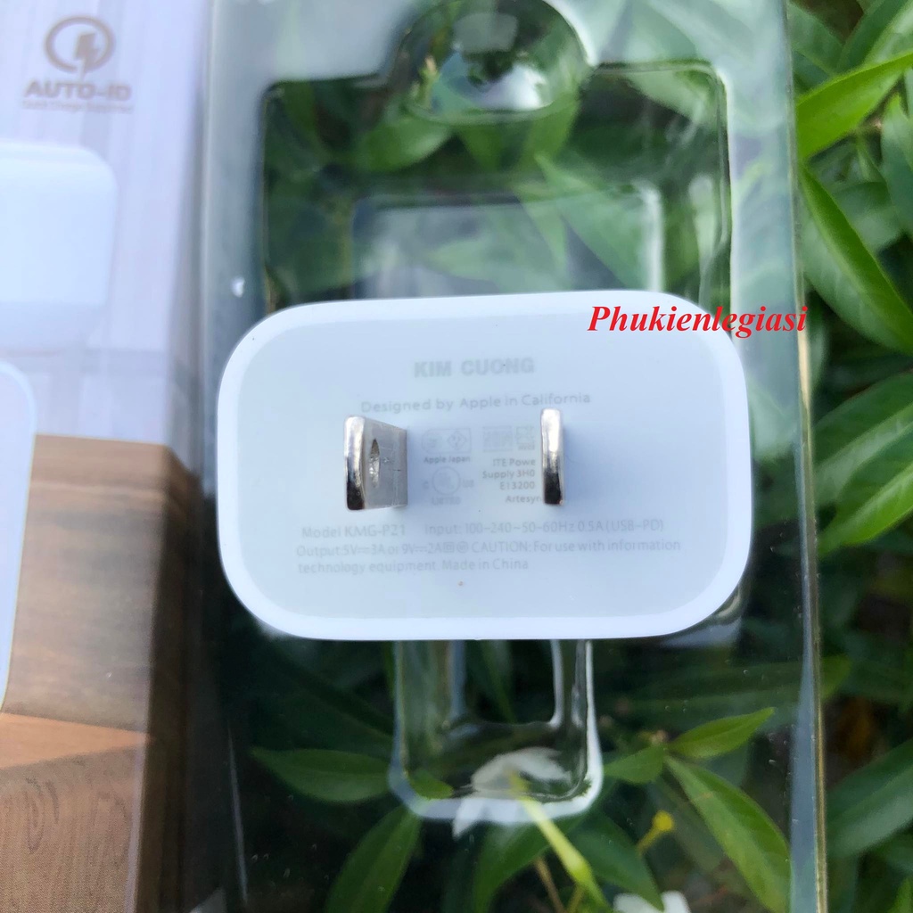 Cốc sạc nhanh PD kim cương P21 đầu Type c