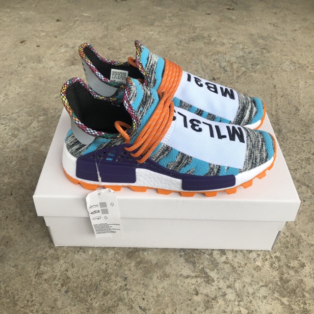 (FULL BOX) Giày thể thao NMD HUMAN RACE xanh nhiều màu