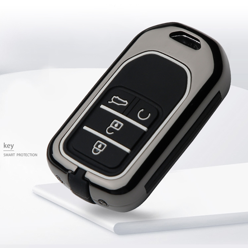 Vỏ chìa khóa điều khiển từ xa bằng hợp kim kẽm và silicon cho Honda Hrv City Spec V 2022/Crv/Accord/Civic Brio 2016-2022 Hrv Jazz Brv