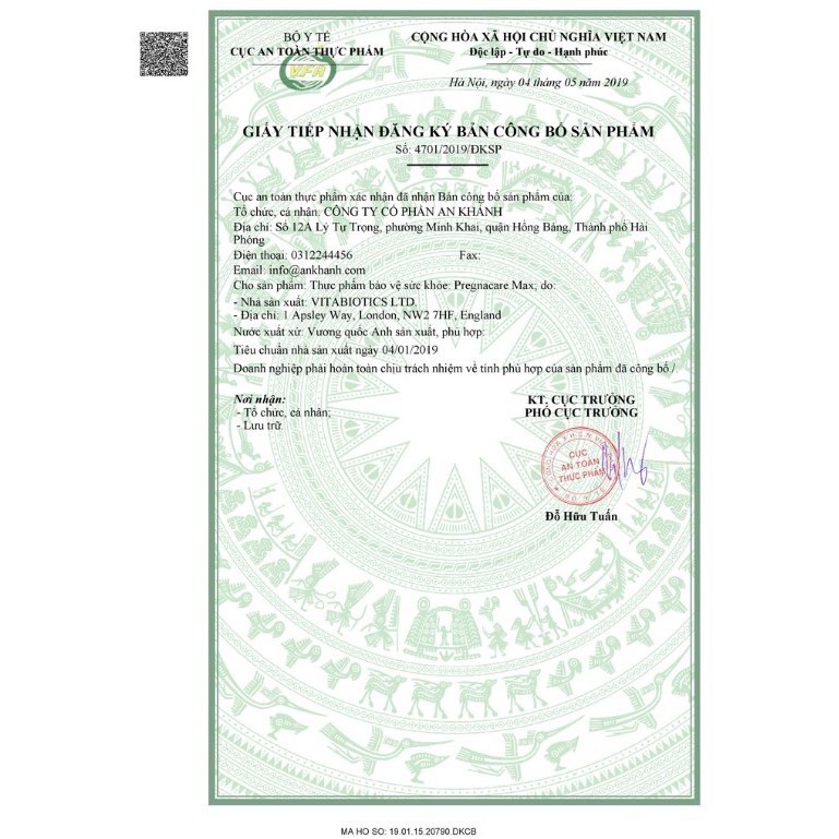 Vitamin tổng hợp bú Anh Pregnacare Breast Feeding sau sinh