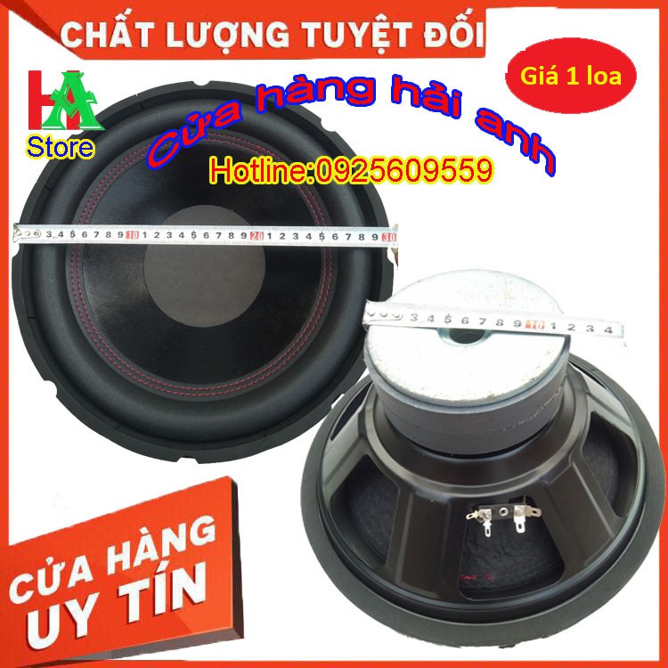 LOA SUB 3 TẤC VIỀN CHỈ ĐỎ LOA SUB RỜI bass 30 - giá 1 chiếc