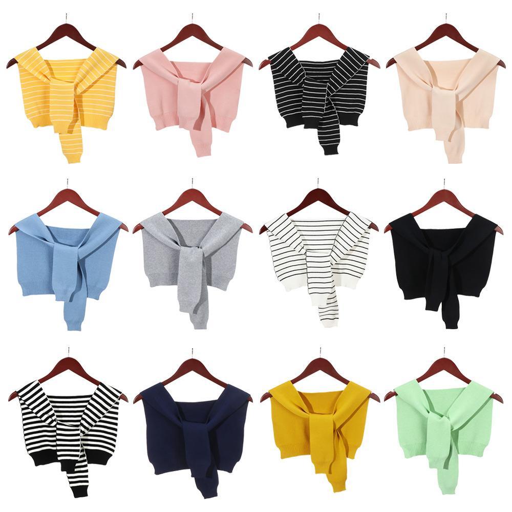 Cổ Áo Giả Dệt Kim Chống Gió Có Mũ Trùm Tháo Rời Được Thời Trang Orentlii