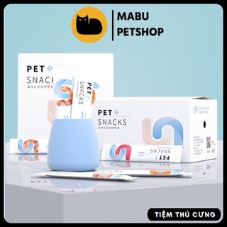 Thức ăn cho mèo súp thưởng Pet Snack thanh 15gr bổ sung dinh dưỡng nhiều vị chất lượng giá rẻ