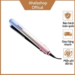 Máy uốn duỗi tóc, tạo kiểu tóc mini tiện lợi màu cầu vồng xinh xắn