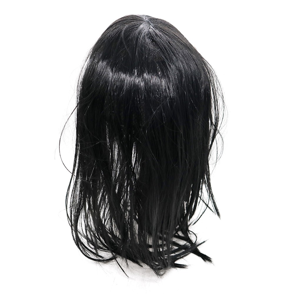 【Fast Delivery】 Death Game MOMO Mask No Bang Style SCARY Mask Tern Halloween Female Ghost Wig Masks Festival Party Playing Supplies 【Veemm】