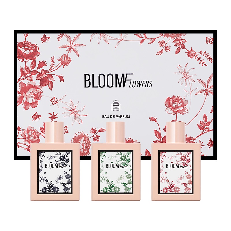 Bộ Quà Tặng Nước Hoa Nữ BLOOMF Cao Cấp, Combo Nước Hoa Nữ Ngọt Ngào, Quyến Rũ, Cuôn Hút, Sét Nước Hoa Nữ Thơm Lâu 24h