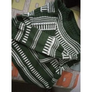 Áo Len Thổ Cẩm Xẻ Tà