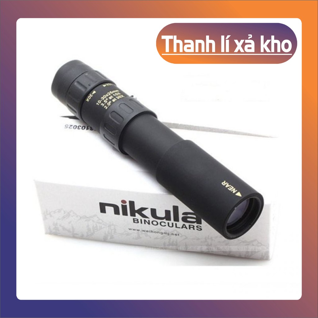 [Trợ giá] Ống nhòm chuyên nghiệp NIKULA 10-30x 25mm siêu zoom