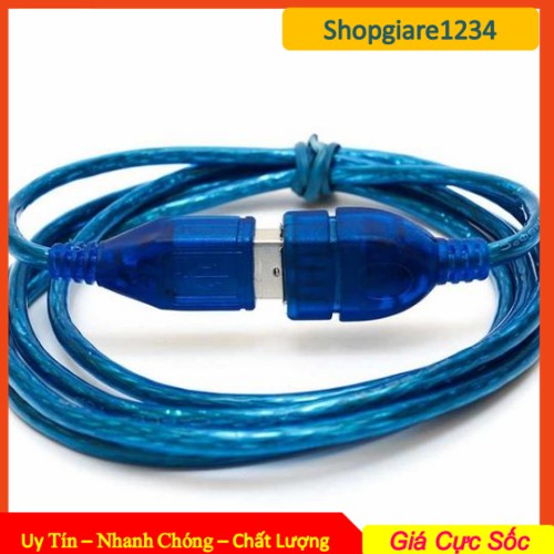 CÁP USB NỐI DÀI 1,5m-3m-5m-10m - ARIGATOO - CÁP XỊN. Có đầu bọc chống điện giật, chống nhiễu (loại tốt)