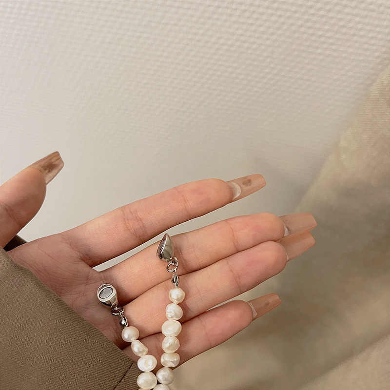 Vòng cổ Đính Ngọc Trai Nhân Tạo Phong Cách Harajuku Mới