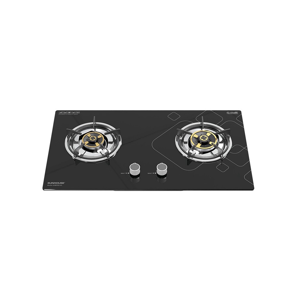 Bếp Gas Âm Kính Sunhouse SHB5515-SG