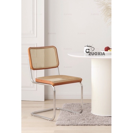 Ghế mây phối inox