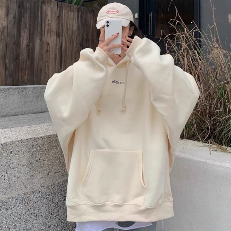 Áo hoodie nam nữ ,Áo sweater nỉ nam nữ from rộng samstudio Unisex chất nỉ ngoại siêu dày dặn in chữ ELLON