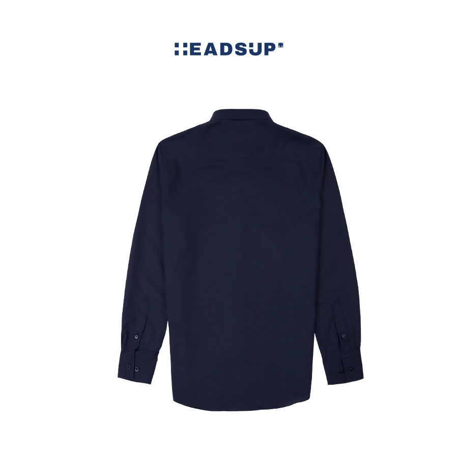 Áo sơ mi nam tay dài công sở chất liệu mát , mịn form đẹp Headsup - Xanh Navy