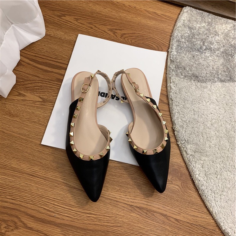 Giày sandal quai sau tán đinh - Video HCG