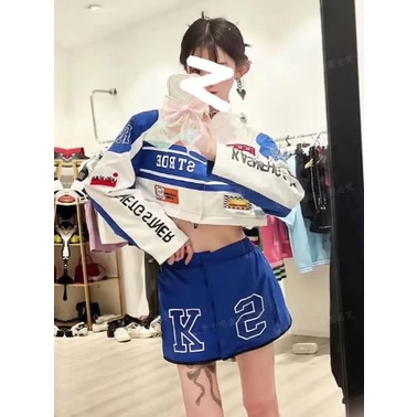 Áo Khoác Đồng Phục Bóng Chày Cổ Điển Thời Trang Mùa Xuân Dành Cho Nữ