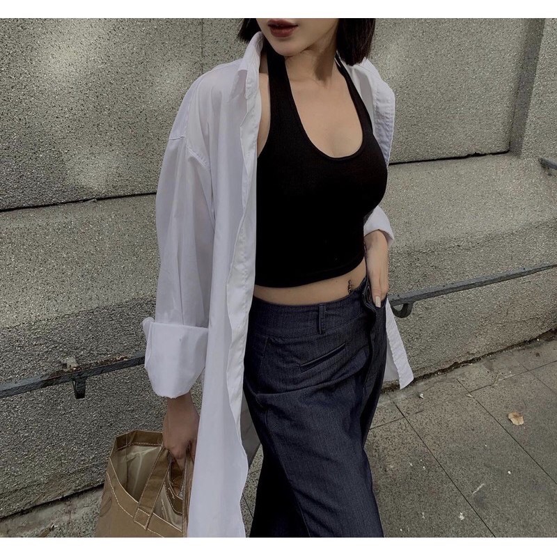 Áo Croptop YẾM hỡ lưng sexy (al).