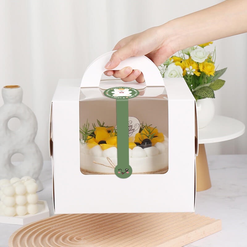 10 tem niêm phong hình gấu size 10 cm