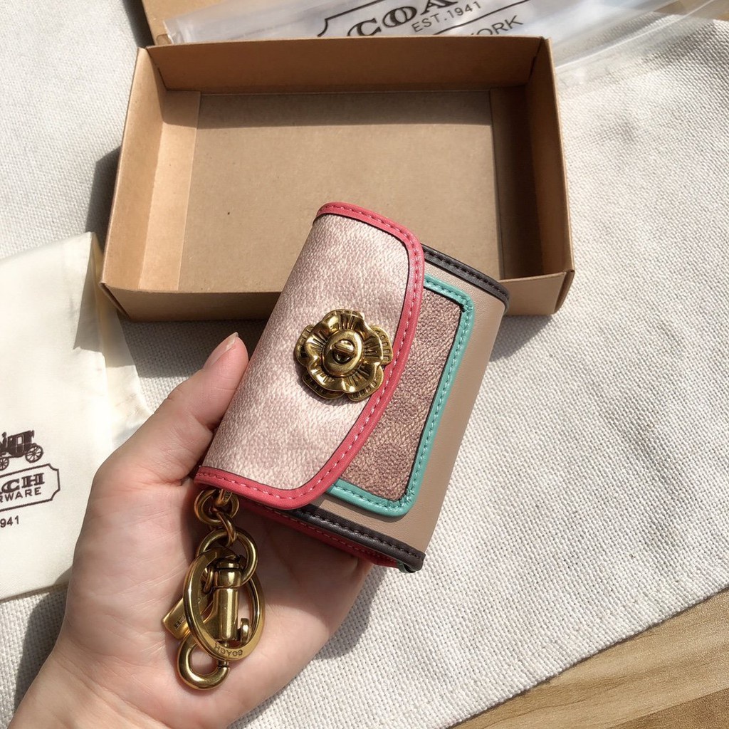 COACH Ví Đựng Tiền Xu Nhỏ Xinh Cho Nữ F89409