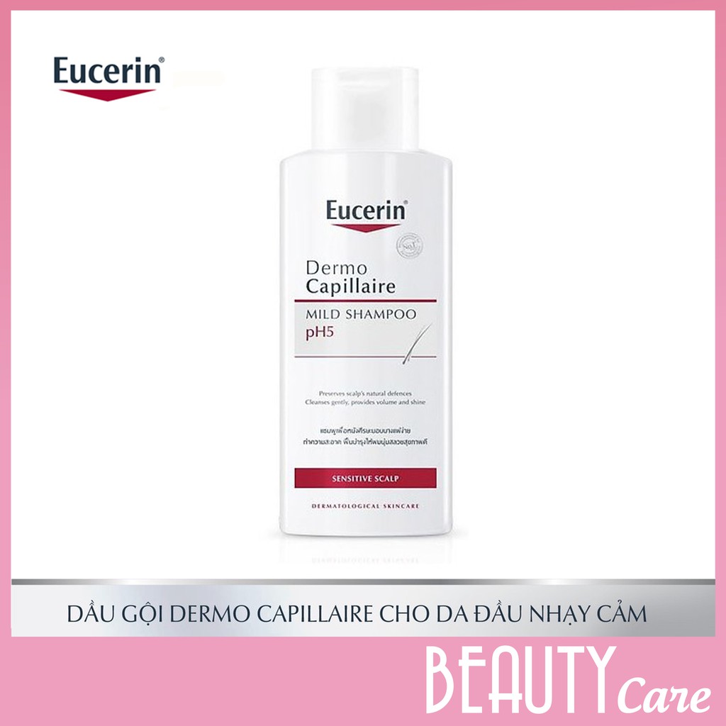 EUCERIN DẦU GỘI CHO DA NHẠY CẢM DERMOCAPILLAIRE PH5 MILD SHAMPOO 250ML